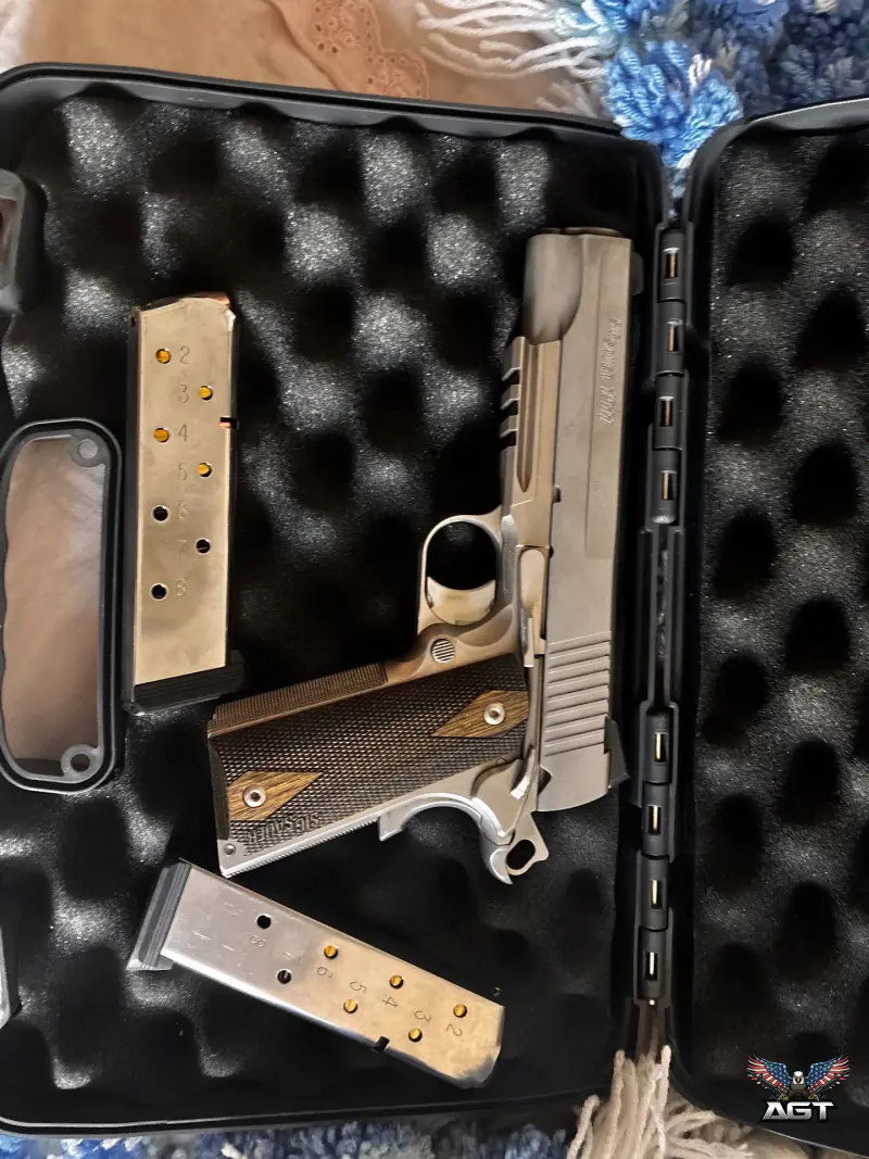 Sig sauer 1911 stainless Rail (full size)