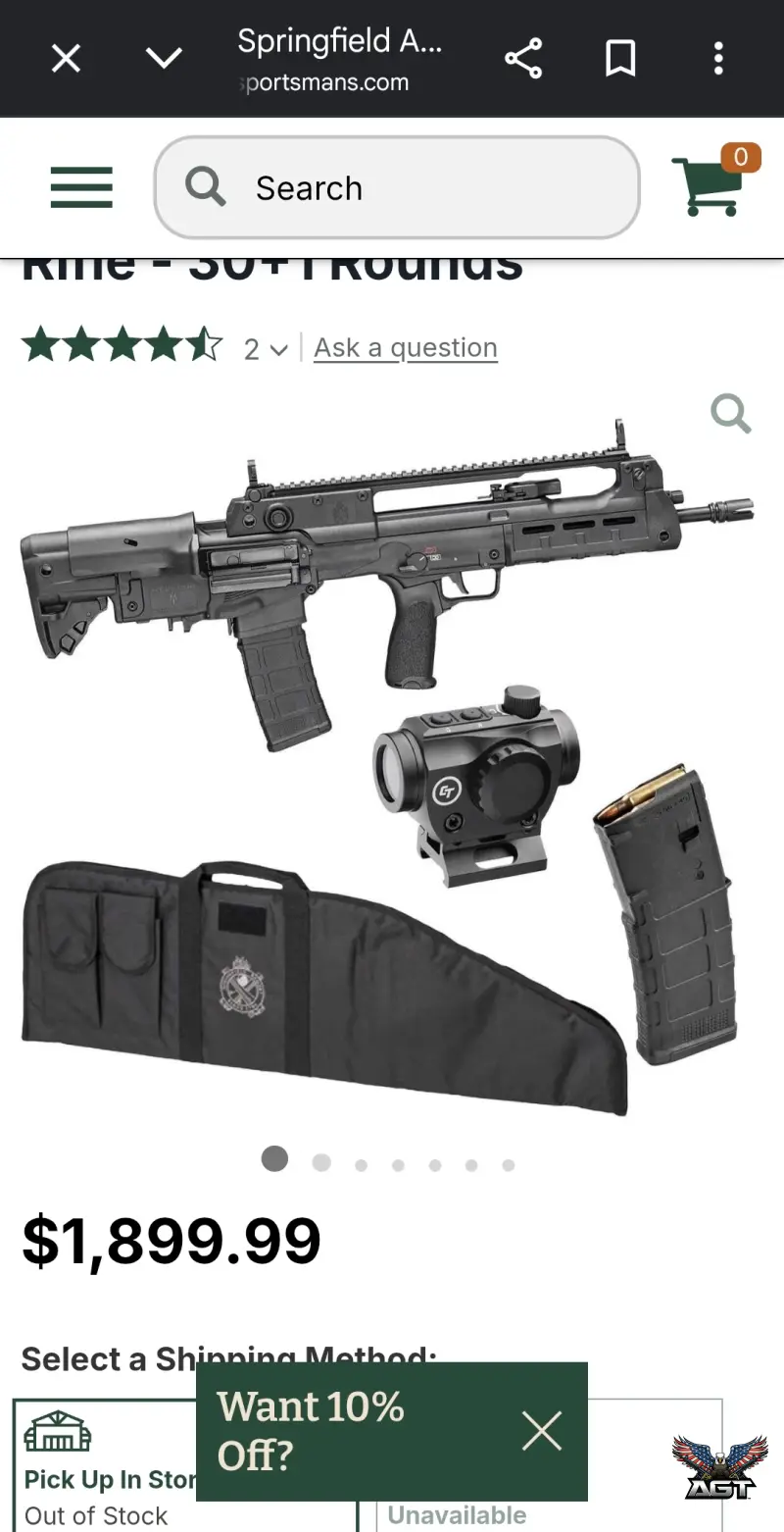 Used · Springfield Armory Hellion 5.56 Bullpup · 5.56 Nato · Biltmore Forest, NC · photo 5 of 5