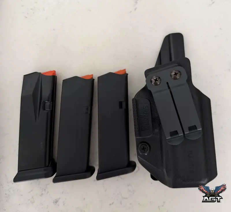 Used · Glock 43x mos 9 mm + two OEM 10-round mags + one OEM 15-round mag + IWB holster · 9mm Luger · Oklahoma City, OK · photo 3 of 3