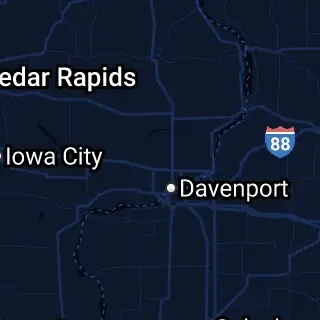 Scott County, IA Map