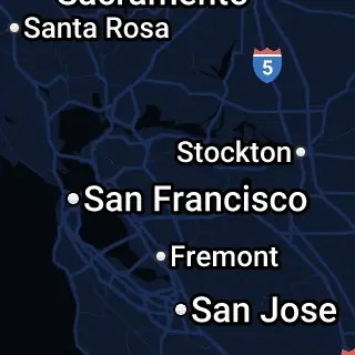 Contra Costa County, CA Map
