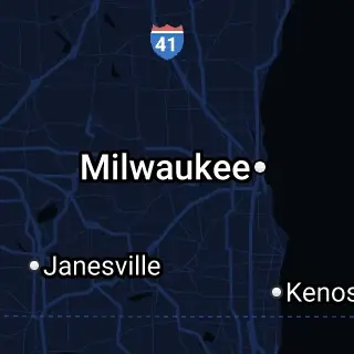 Waukesha County, WI Map