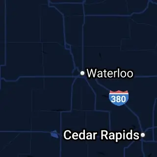 Black Hawk County, IA Map