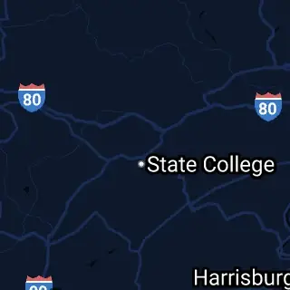 Centre County, PA Map