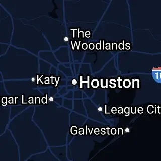 Harris County, TX Map