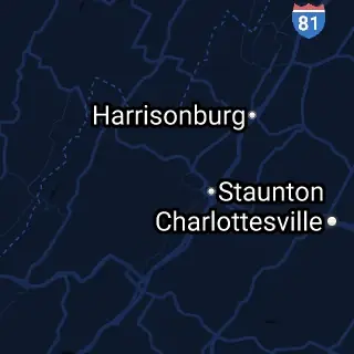 Augusta County, VA Map