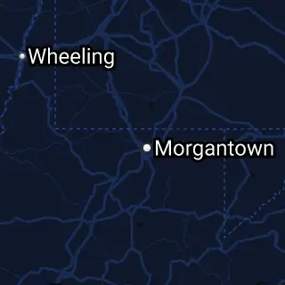 Monongalia County, WV Map