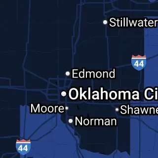 Oklahoma County, OK Map