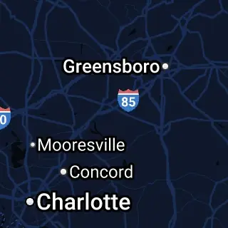 Davidson County, NC Map