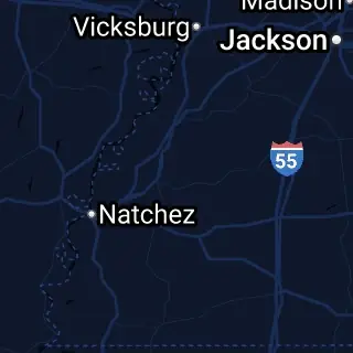 Jefferson County, MS Map