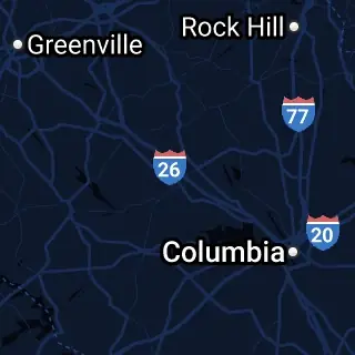 Newberry County, SC Map