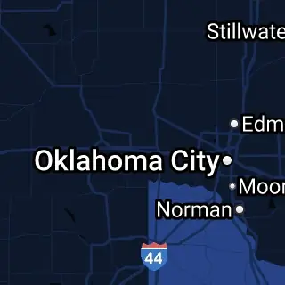 Canadian County, OK Map