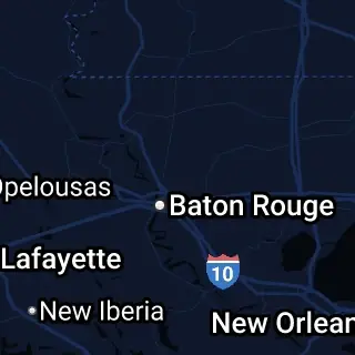 East Baton Rouge County, LA Map