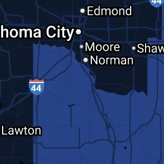 McClain County, OK Map