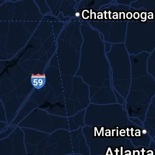 Chattooga County, GA Map