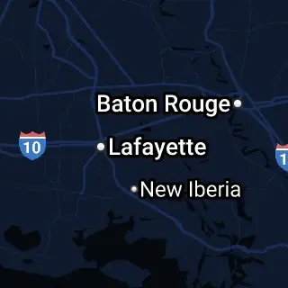 St. Martin County, LA Map