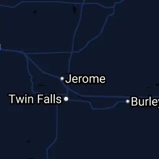 Jerome County, ID Map