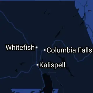 Flathead County, MT Map