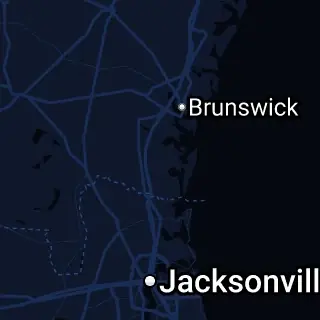 Camden County, GA Map