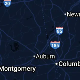 Chambers County, AL Map