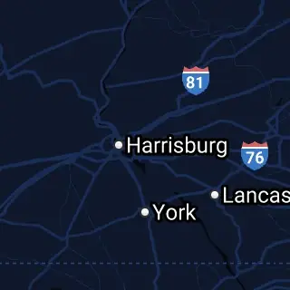 Dauphin County, PA Map