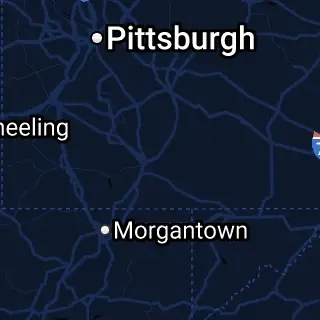 Fayette County, PA Map