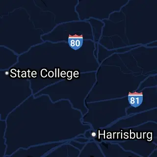 Snyder County, PA Map