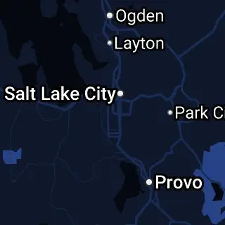 Salt Lake County, UT Map