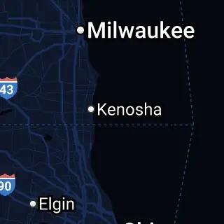 Kenosha County, WI Map