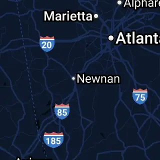 Coweta County, GA Map