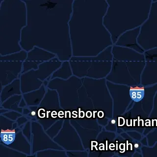 Caswell County, NC Map