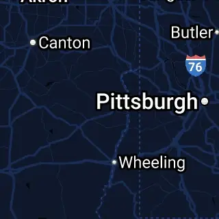 Jefferson County, OH Map