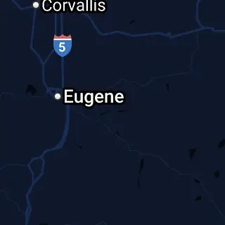 Lane County, OR Map