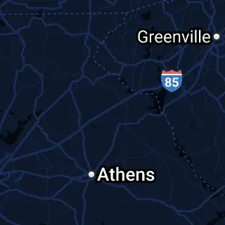 Franklin County, GA Map
