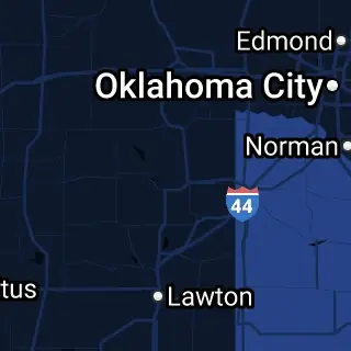 Caddo County, OK Map