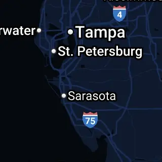 Manatee County, FL Map