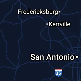 Bandera County, TX Map