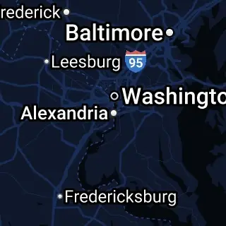 Alexandria County, VA Map