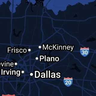 Collin County, TX Map