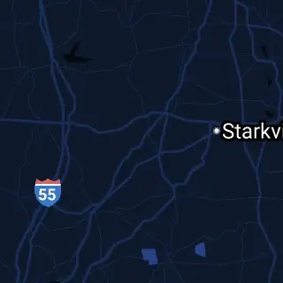 Choctaw County, MS Map