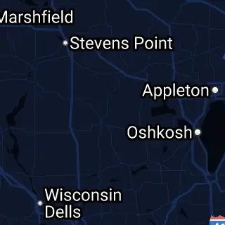 Waushara County, WI Map