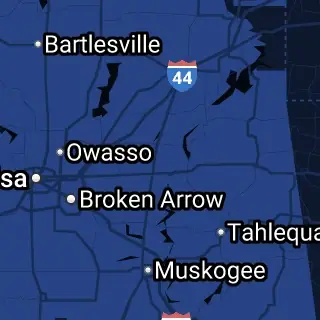 Mayes County, OK Map