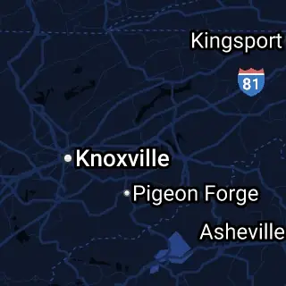 Jefferson County, TN Map