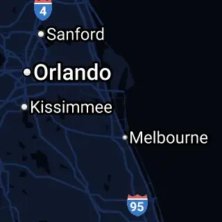 Brevard County, FL Map