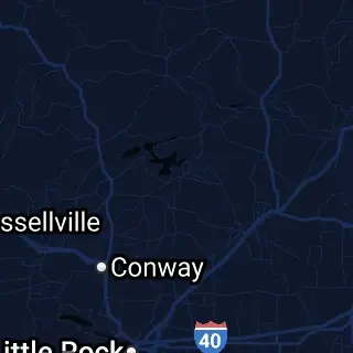 Cleburne County, AR Map