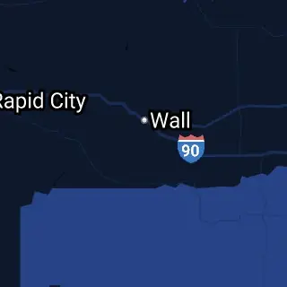 Pennington County, SD Map