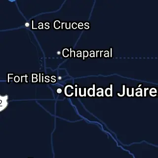 El Paso County, TX Map