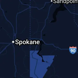 Kootenai County, ID Map