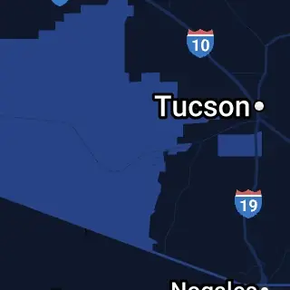 Pima County, AZ Map