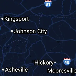 Watauga County, NC Map